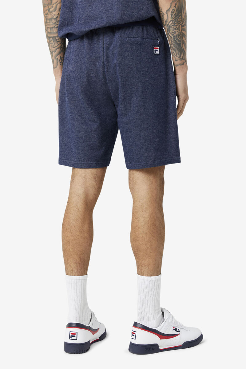 Navy / White / Green Men's Fila Foracker Short Shorts | hOswMaVqjYM