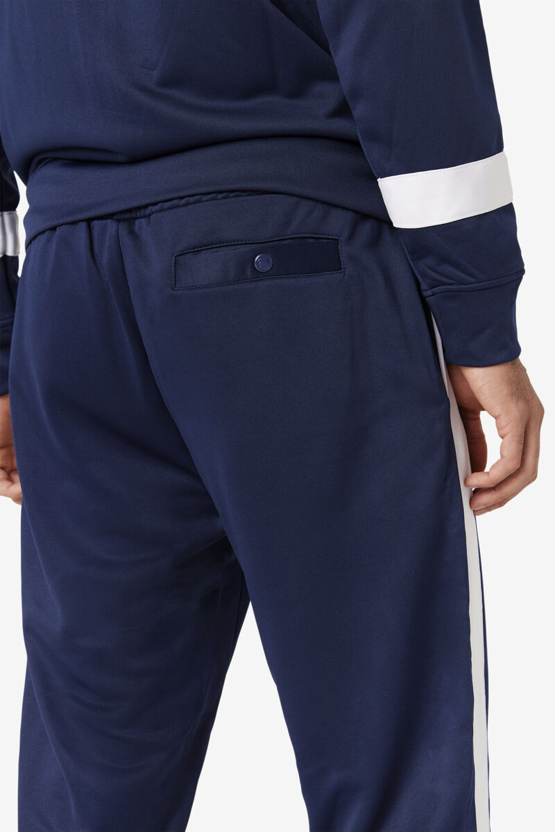 Navy / White Men's Fila Renzo Pant Pants | KZ45DF9h8La