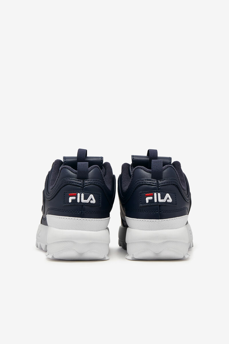 Navy / White / Red Kids' Fila Little Disruptor 2 Platform Shoes | uyaqa2hh3wr