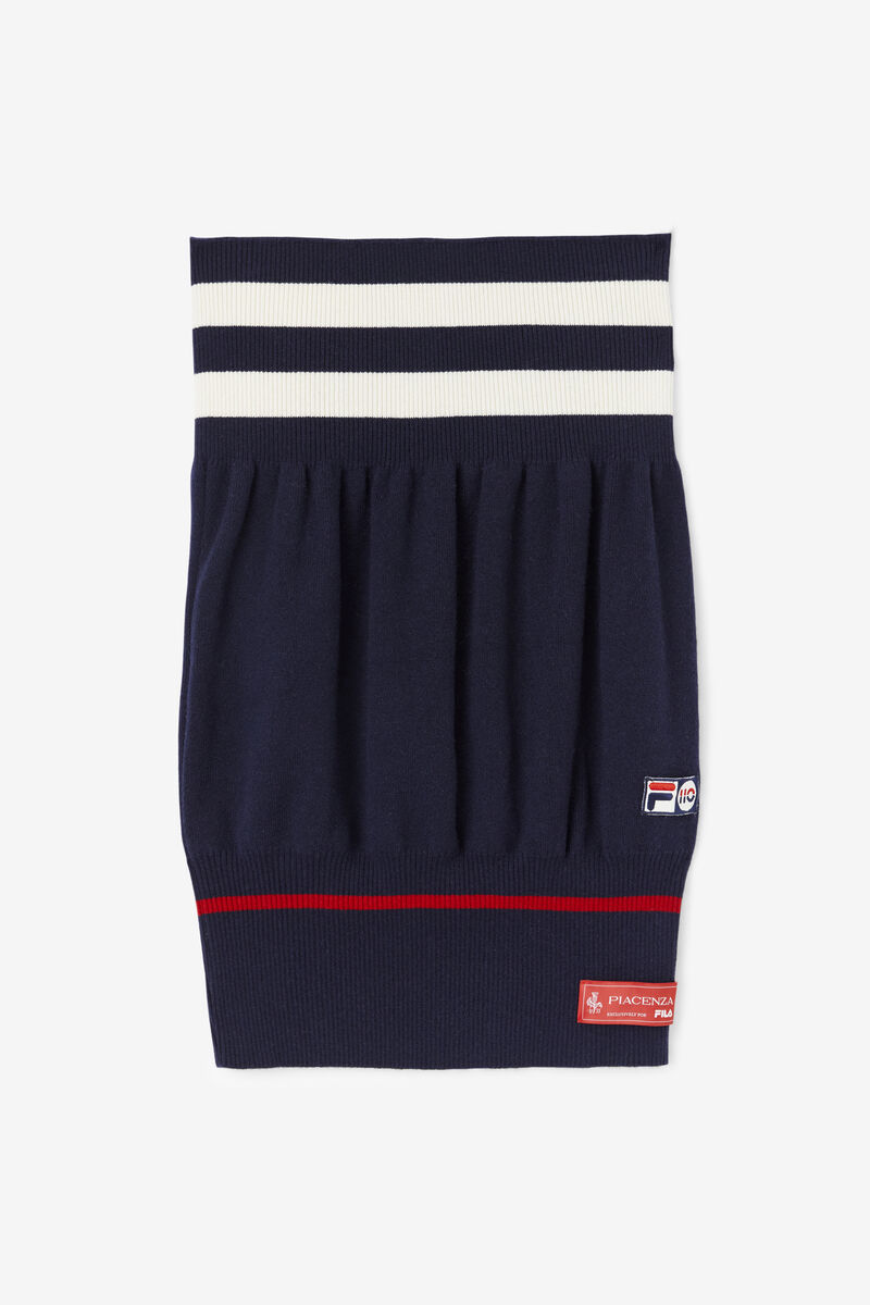 Navy / White / Red Women\'s Fila 110 Cashmere Girdle Skirt Skirts | Ek8XZYmoCRZ