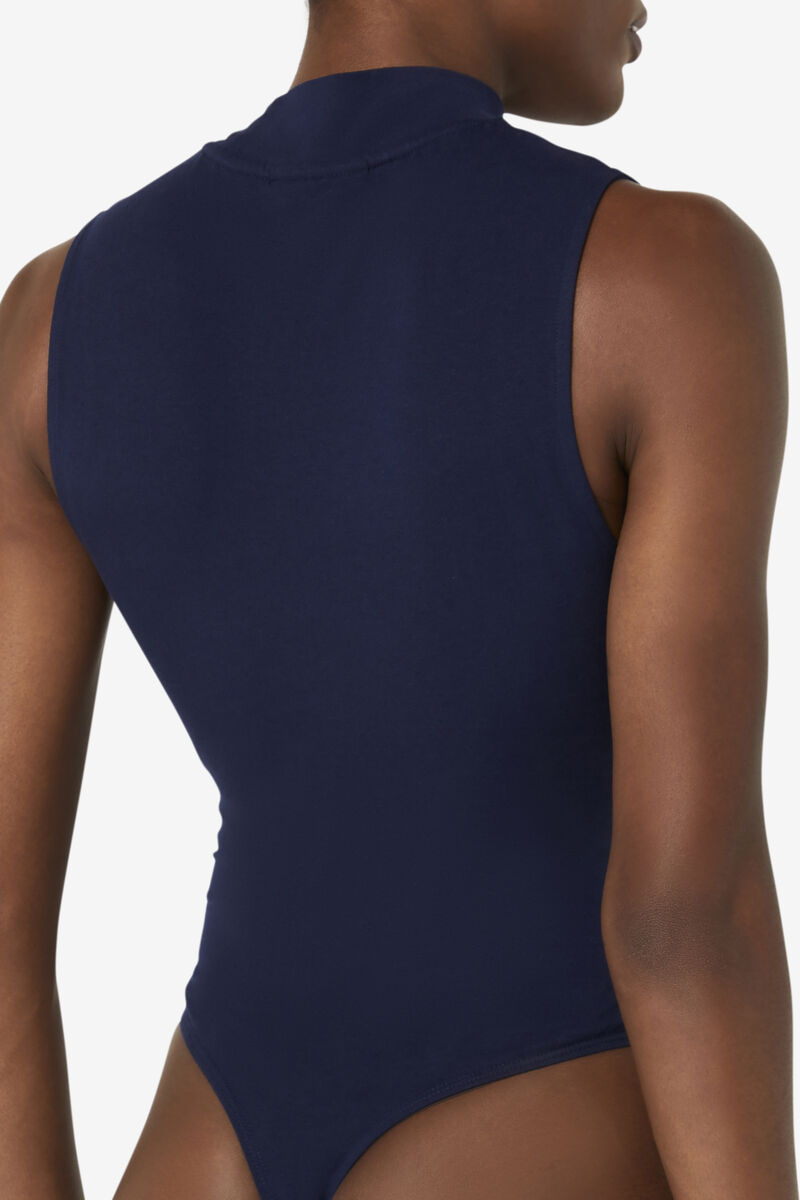 Navy / White / Red Women's Fila Donata Bodysuit Bodysuits | kB8gkvhLGWr