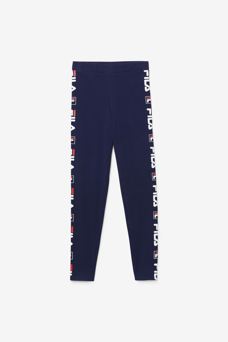 Navy / White / Red Women\'s Fila Parma Legging Leggings | YskVu5kVzde