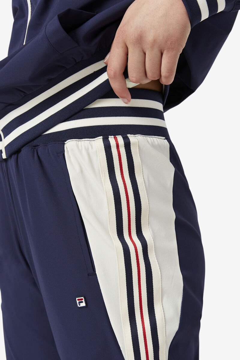 Navy / White Women's Fila Tutti Track Pants Tracksuits | UwYEjhipdo5