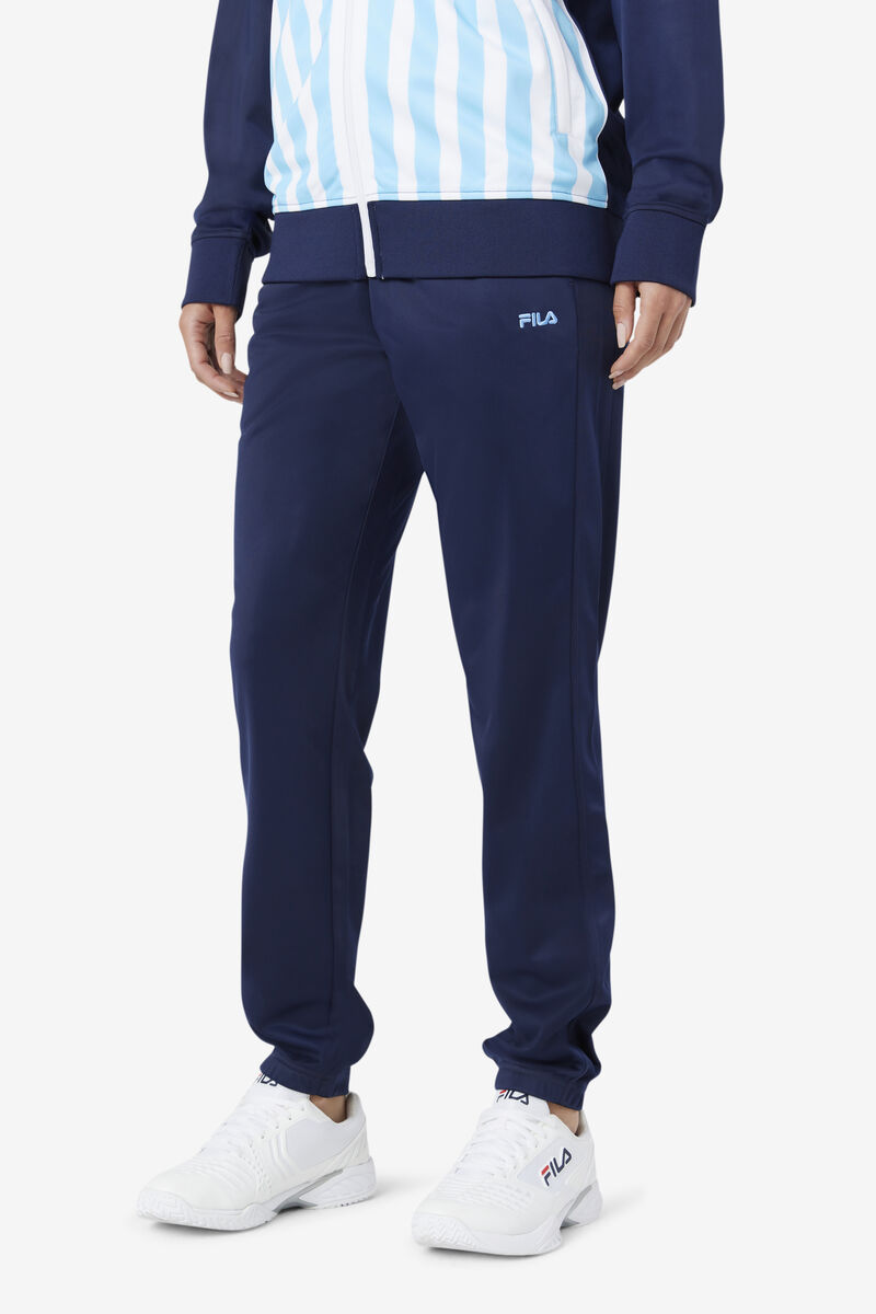 Navy Women's Fila Argentina Track Pant Pants | GPBIeR8K35U