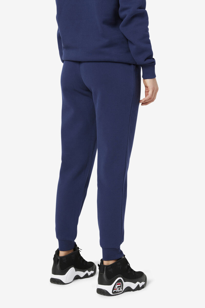 Navy Women's Fila Avah Jogger Pants | riVAkrxCS9v