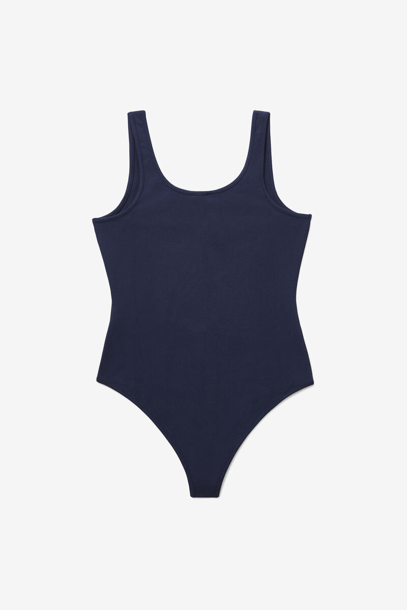 Navy Women's Fila Carlotta Bodysuit Bodysuits | 1zAAVPKBIVF