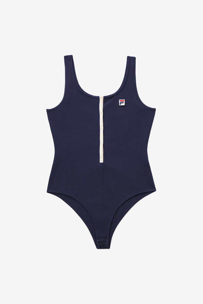 Navy Women\'s Fila Carlotta Bodysuit Bodysuits | 1zAAVPKBIVF