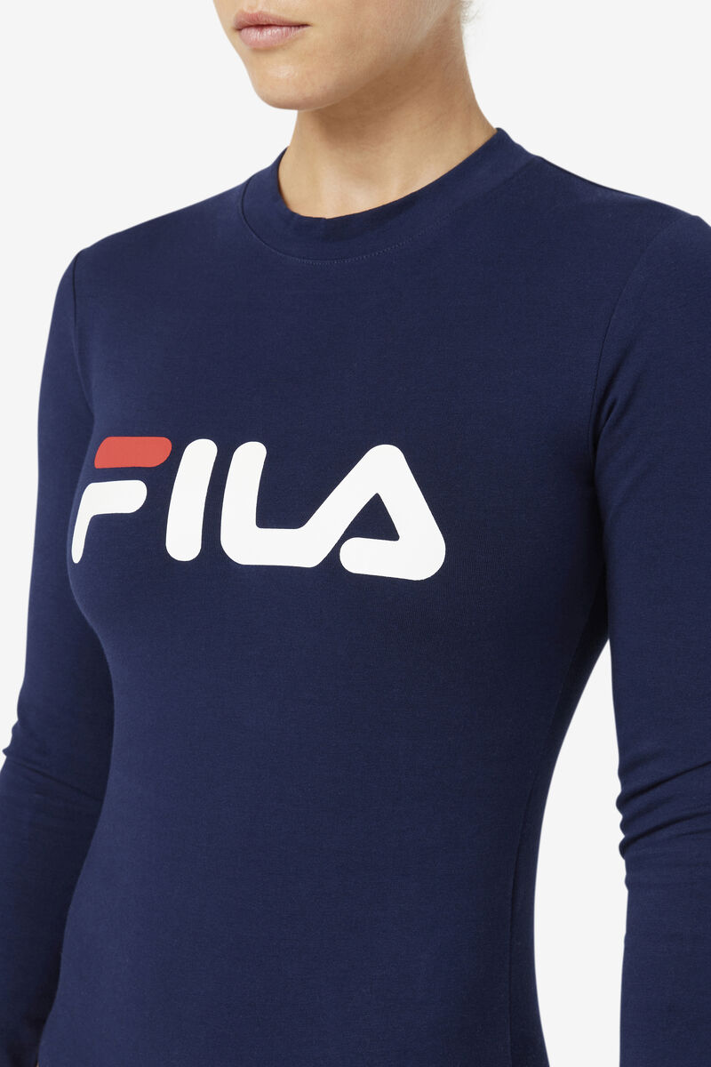 Navy Women's Fila Chaya Bodysuit Bodysuits | hrUu4wItBsw