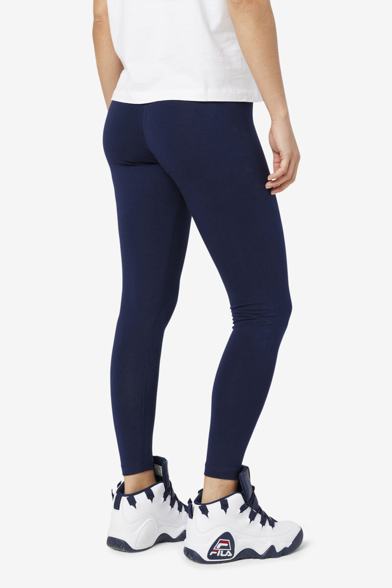 Navy Women's Fila Elora Legging Leggings | wXIM2wO6irr