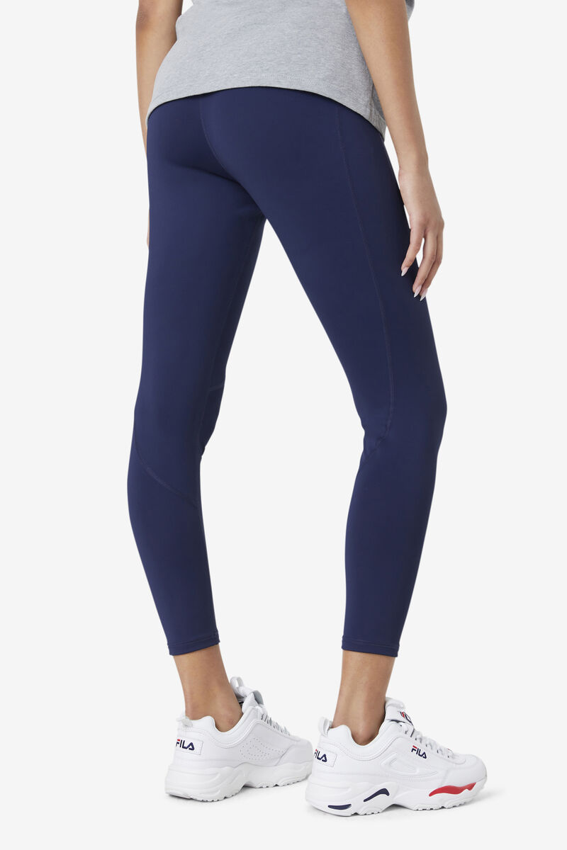 Navy Women's Fila Faunia Legging Leggings | WF4kakBKQJ8