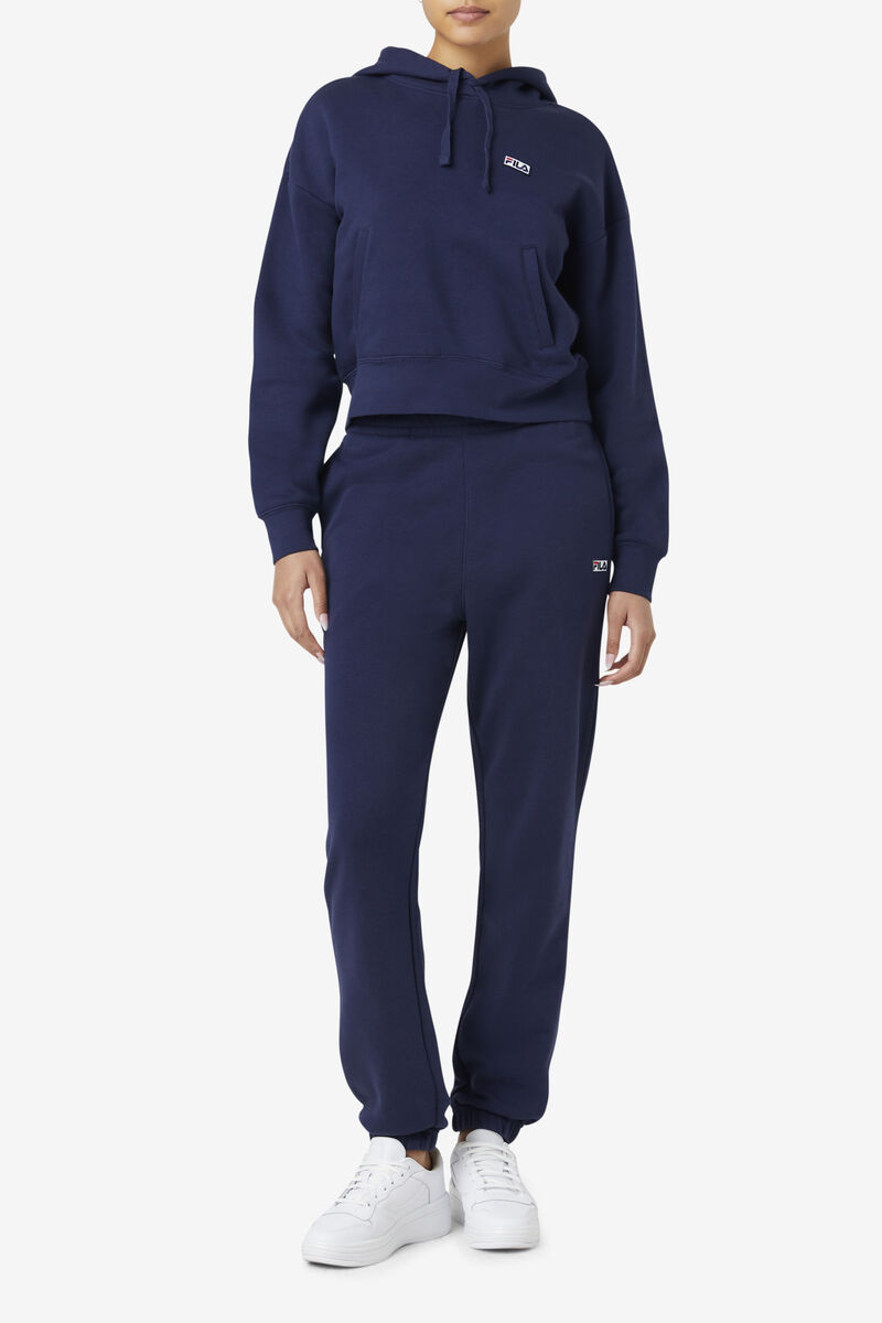 Navy Women's Fila Lassie Jogger Tracksuits | ZNvjXltKpqH