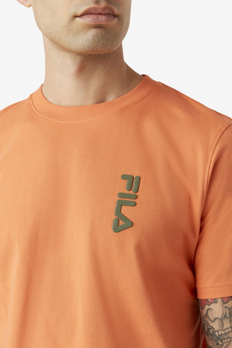 Orange Men's Fila Deckhand T Shirts | xWaJvSV658q