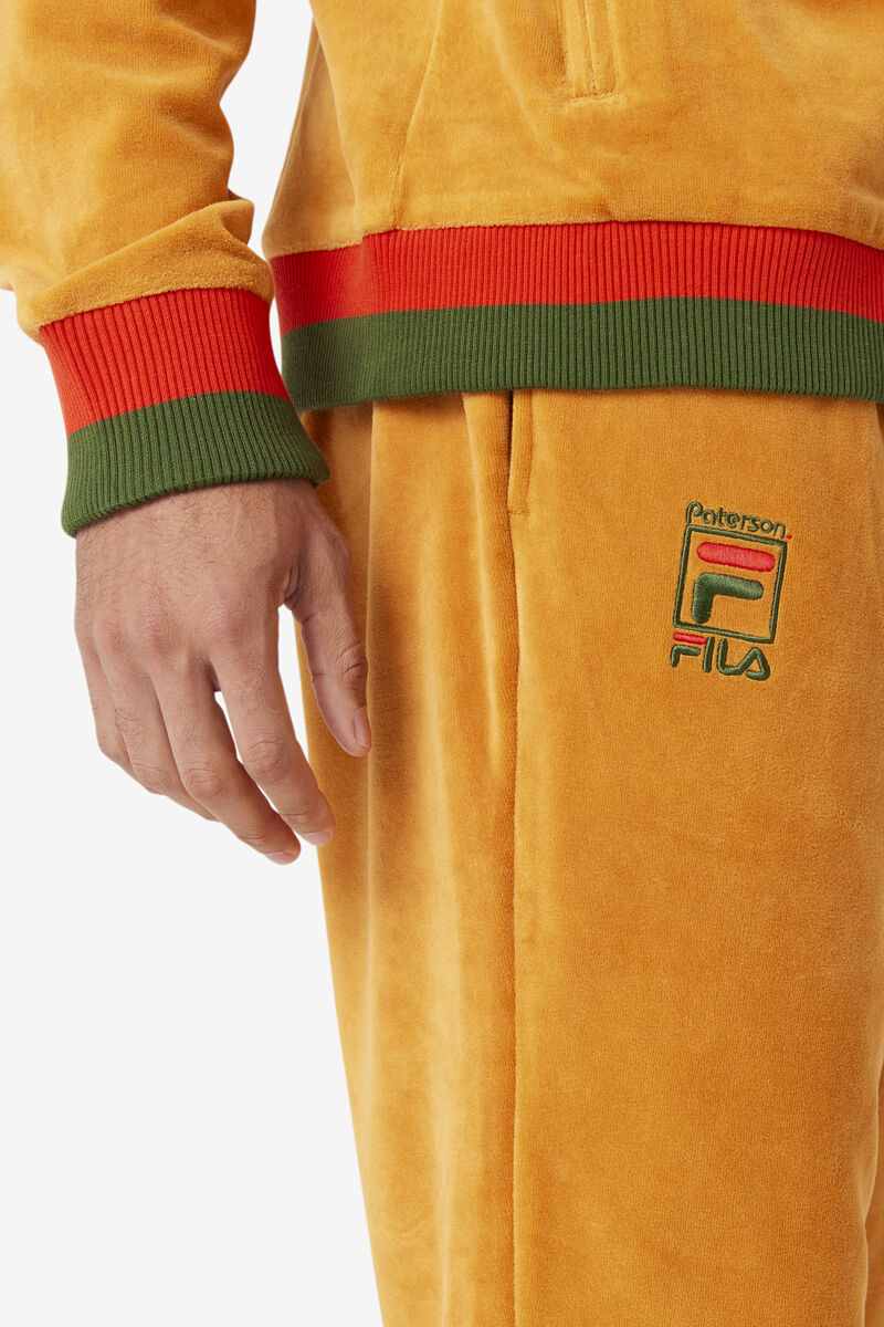 Orange Men's Fila Fila X Paterson Velour Pant Pants | aHoJWYtkqcK