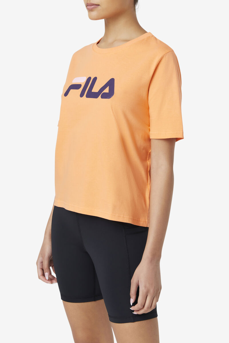 Orange / Purple / Pink Women's Fila Miss Eagle T Shirts | PjczNuqrRT5