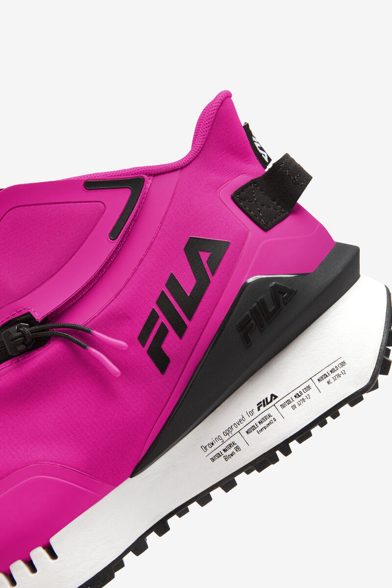 Pink / Black / White Women's Fila Space Runner Trainers | mzj67IjnBCj