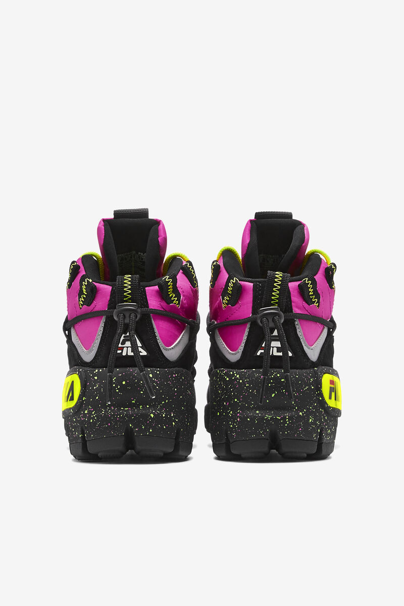 Pink / Black / Yellow Women's Fila Grant Hill 1 X Trailpacer Trainers | mPDtIfmjvtD