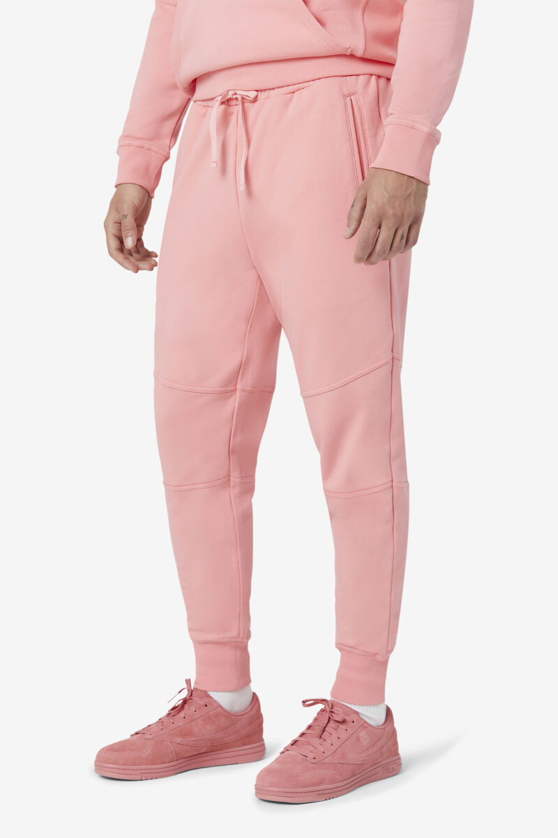 Pink Men's Fila Freya Jogger Pants | KfZSeLuQhkB