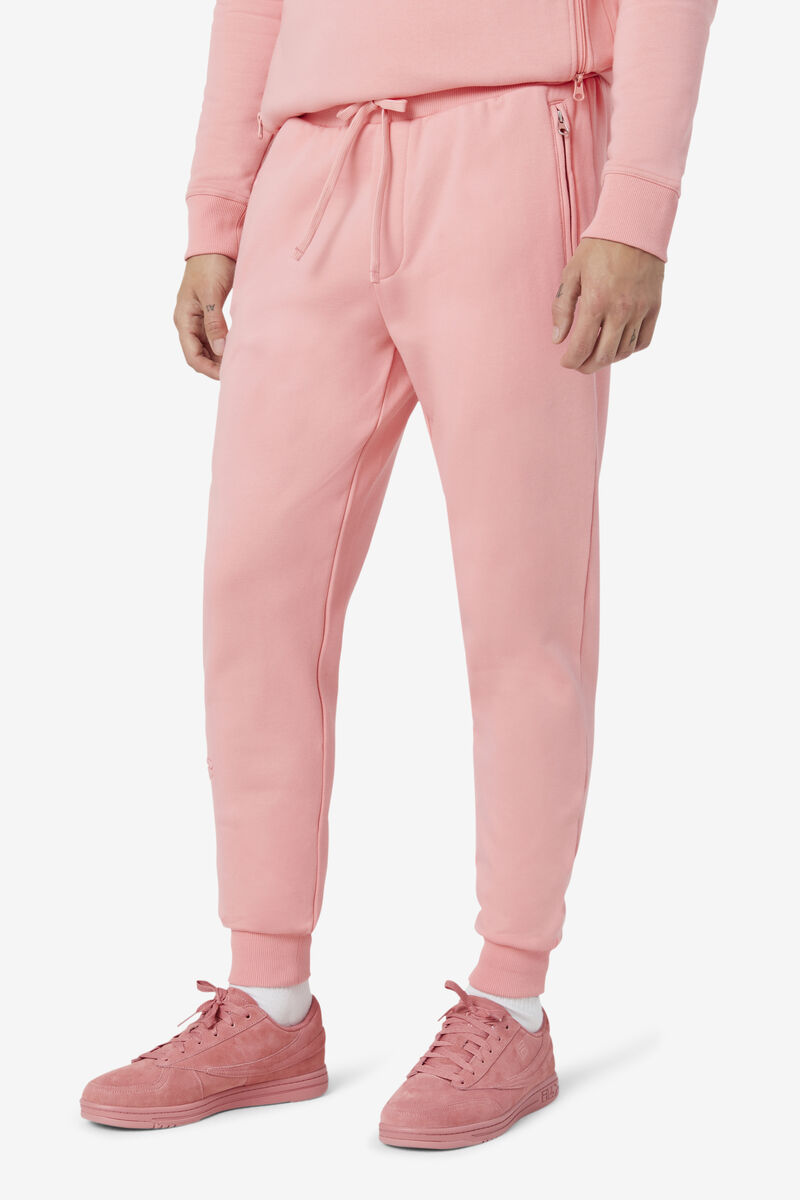 Pink Men's Fila Gabriel Jogger Pants | uMvfhUE7MPc