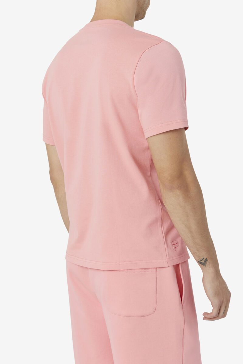 Pink Men's Fila Vinny T Shirts | ORYRKUynQdp