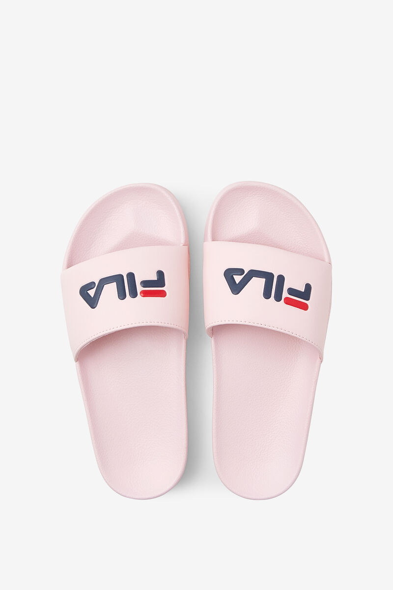 Pink / Navy / Red Women's Fila Drifter Sandals | 3Jsr53iCmad