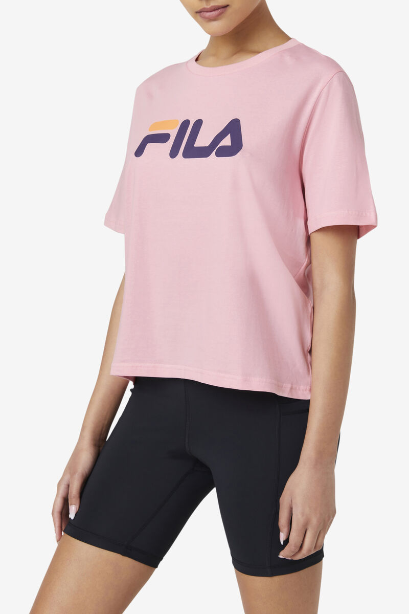 Pink / Purple / Orange Women's Fila Miss Eagle T Shirts | uy14kAQs5dQ