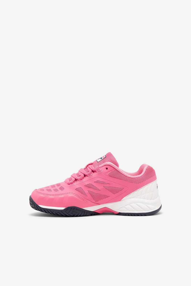 Pink / White / Navy Kids' Fila Big Axilus Jr Tennis Shoes | Q9GykoLdrTv