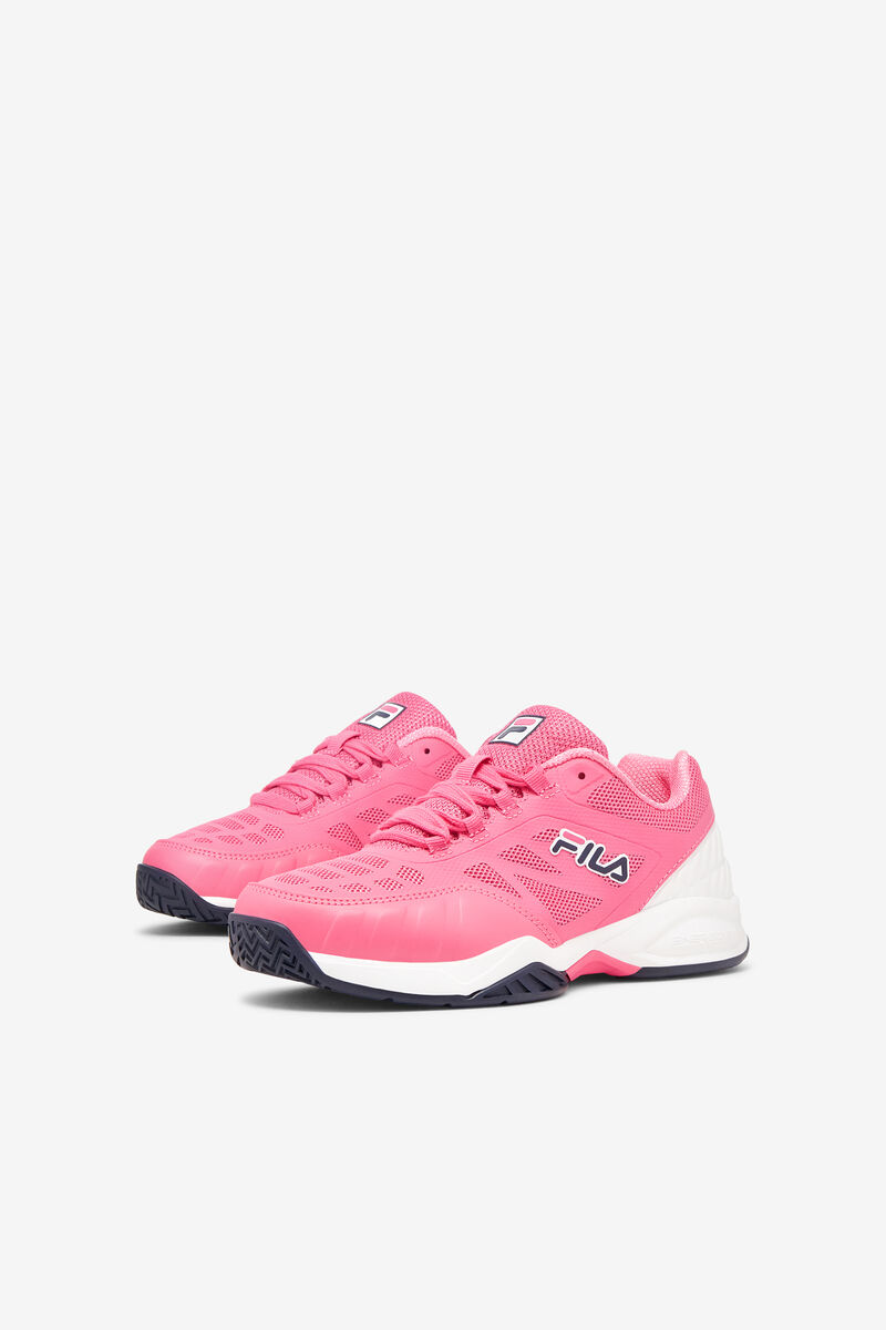 Pink / White / Navy Kids' Fila Big Axilus Jr Tennis Shoes | Q9GykoLdrTv