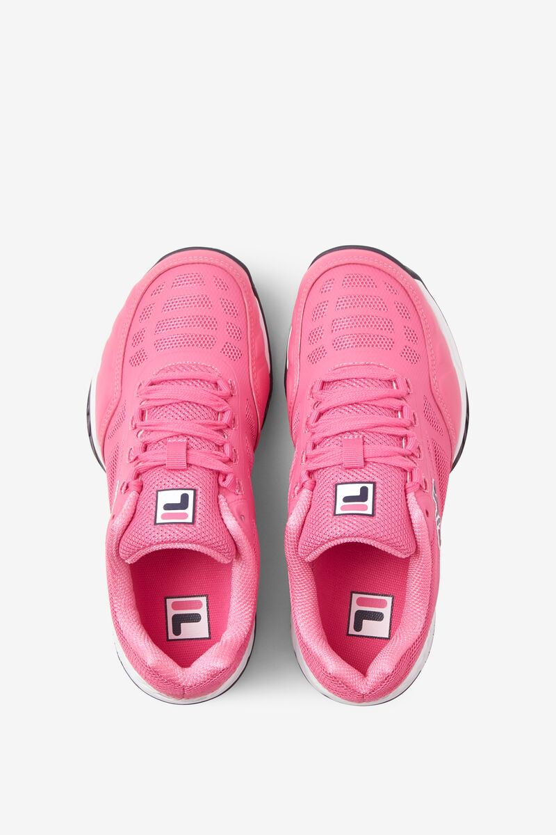 Pink / White / Navy Kids' Fila Big Axilus Jr Tennis Shoes | Q9GykoLdrTv