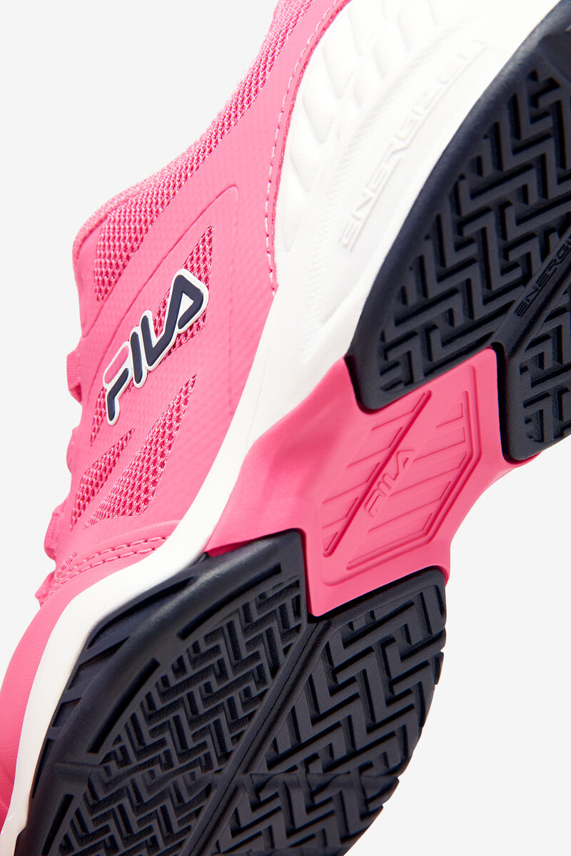 Pink / White / Navy Kids' Fila Big Axilus Jr Tennis Shoes | Q9GykoLdrTv