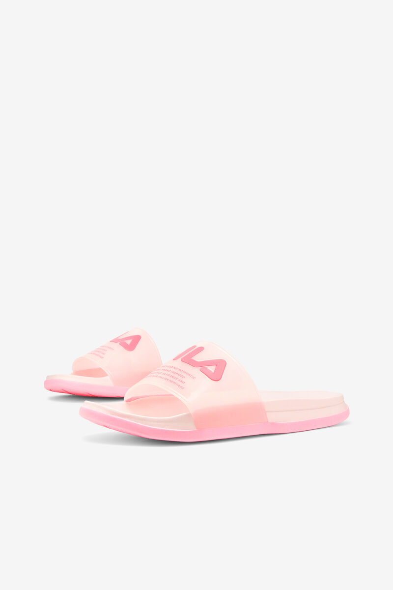 Pink Women's Fila Drifter Luxe Clear Sandals | A9yVARe2JK1