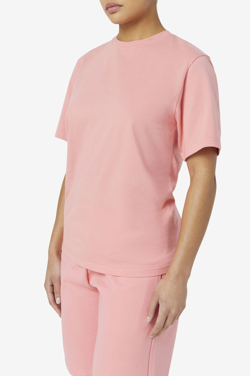 Pink Women's Fila Vinny T Shirts | ix2eRVfrXoN