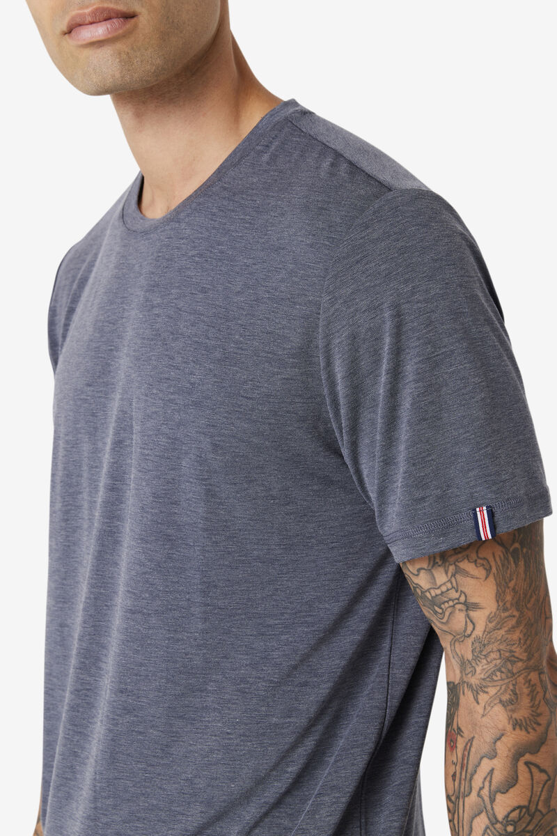 Purple Men's Fila Commuter T Shirts | pf6xZqw2Bp5