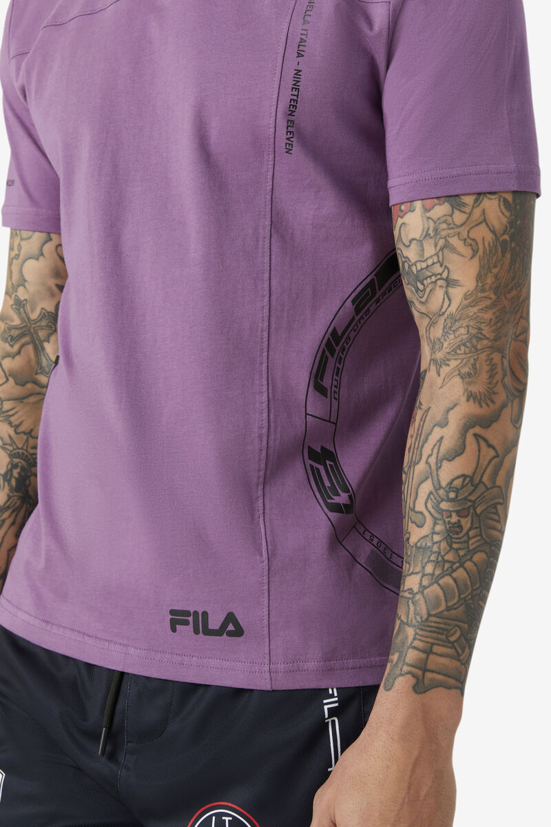 Purple Men's Fila Deltalife Graphic T Shirts | oe2xNNUwW3D