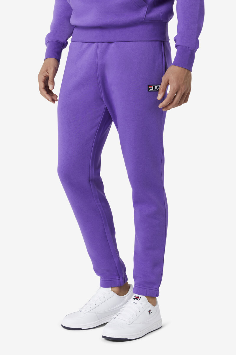 Purple Men's Fila Garin Jogger Pants | 1SevFWZvja2