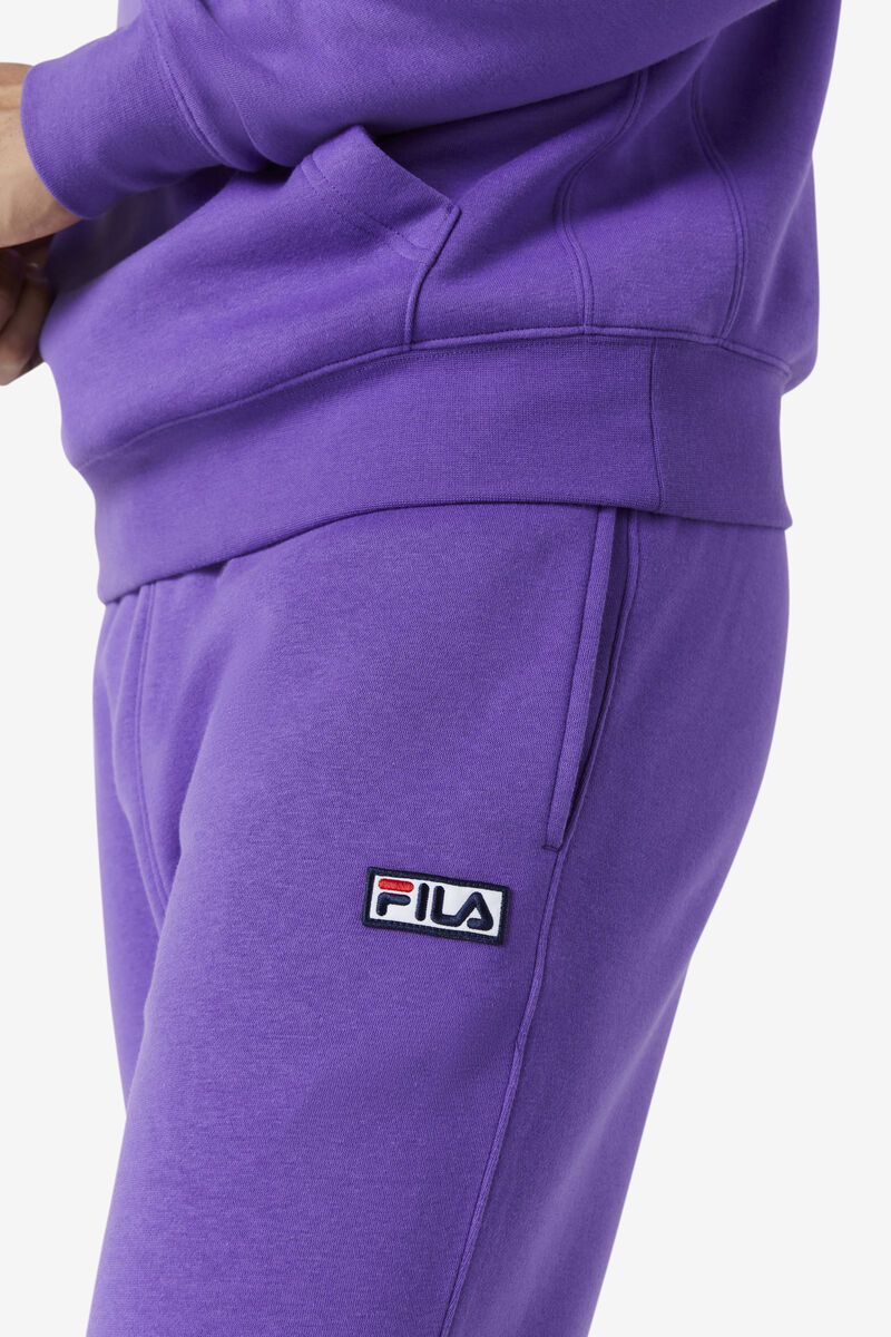 Purple Men's Fila Garin Jogger Pants | 1SevFWZvja2