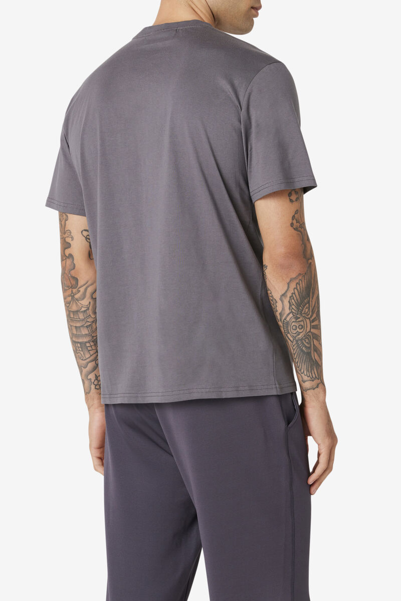 Purple Men's Fila Pepacton T Shirts | HQNRwDAEWFx