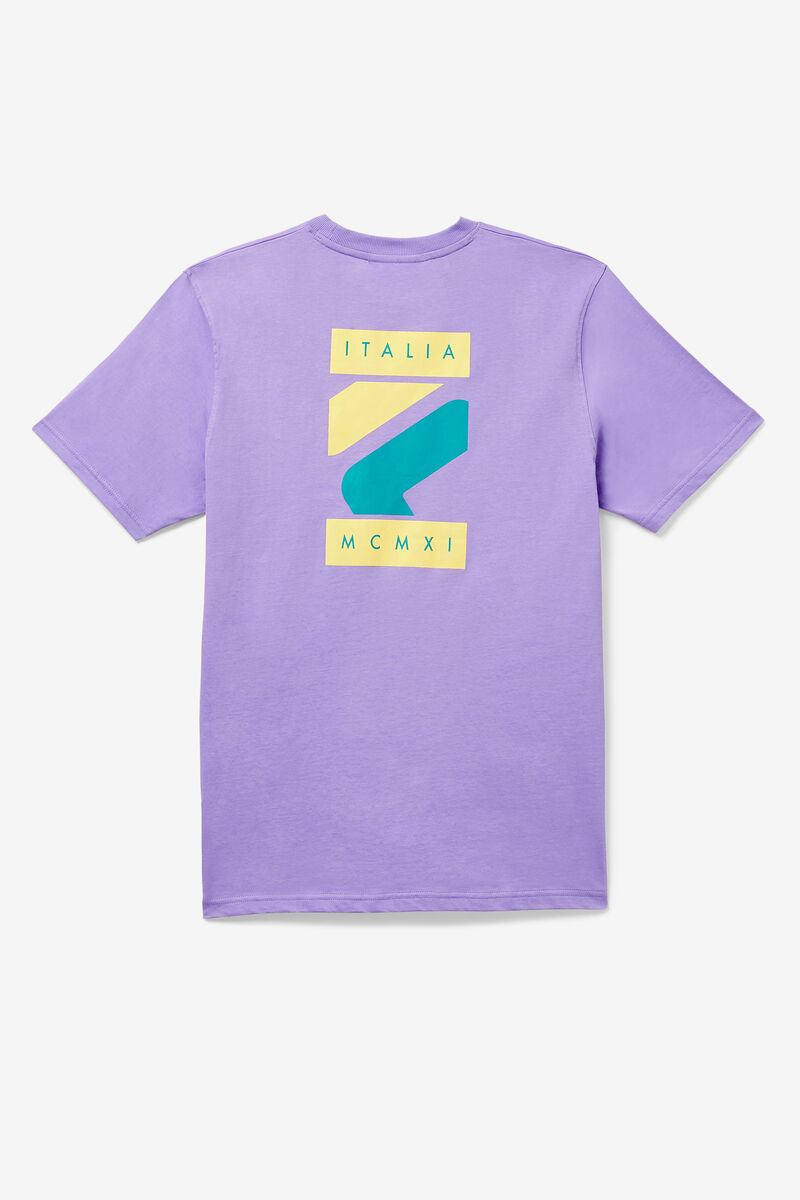 Purple Men's Fila Quartz T Shirts | UhkHcPBPRtz