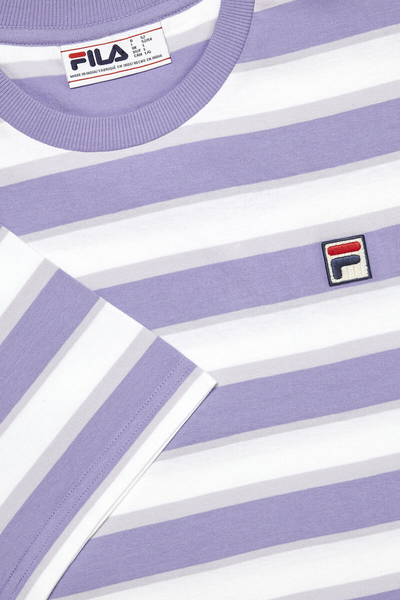 Purple / White Men's Fila Pietersite T Shirts | iyZyWR9sFMI