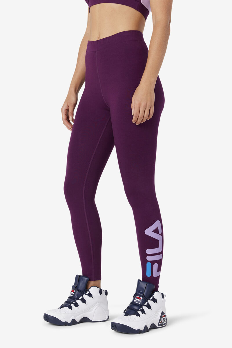 Purple Women's Fila Elora Legging Leggings | w6mbKel4NPD