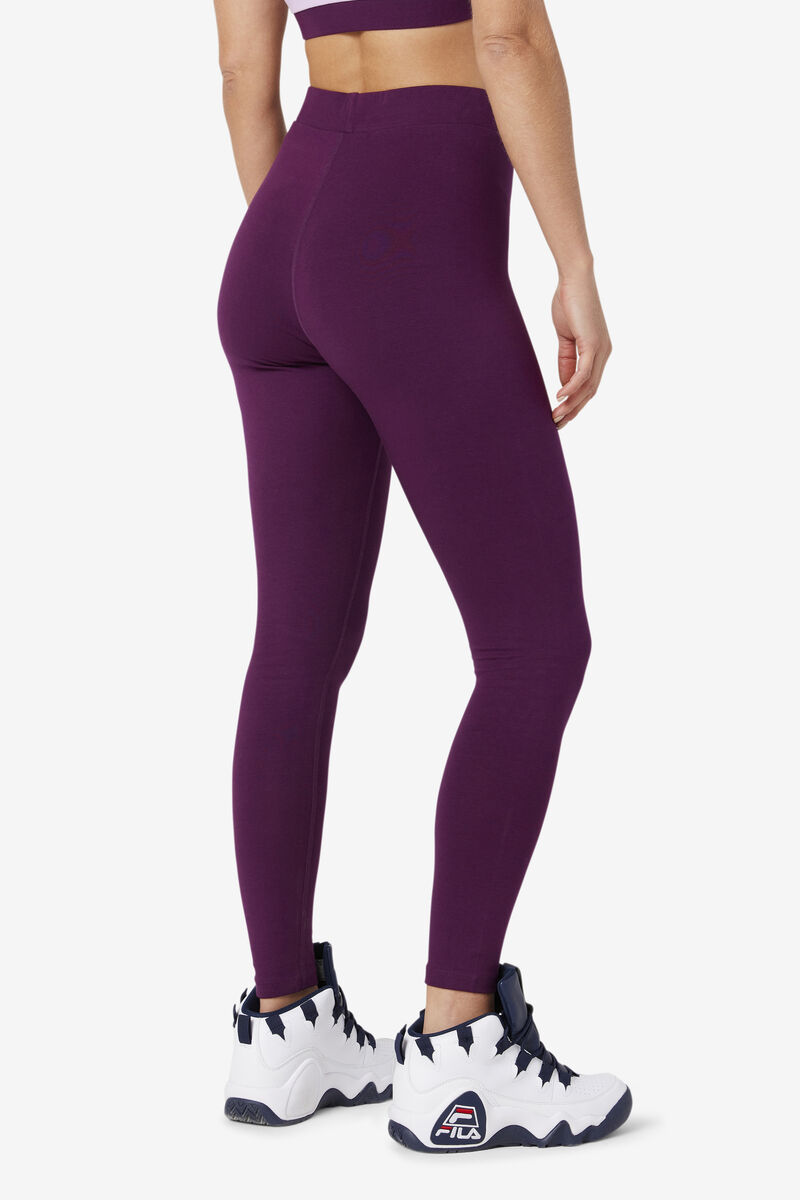 Purple Women's Fila Elora Legging Leggings | w6mbKel4NPD