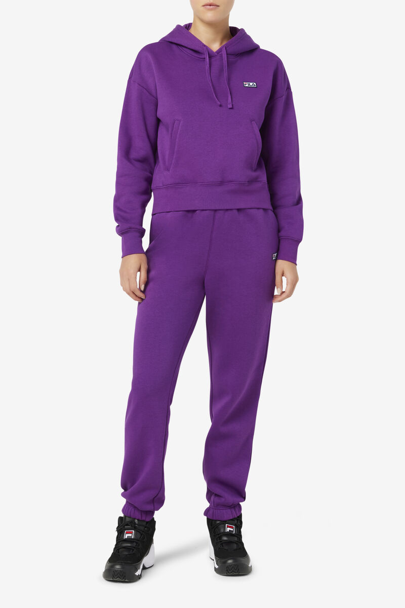 Purple Women's Fila Lassie Jogger Tracksuits | lYrN3WCe8tJ