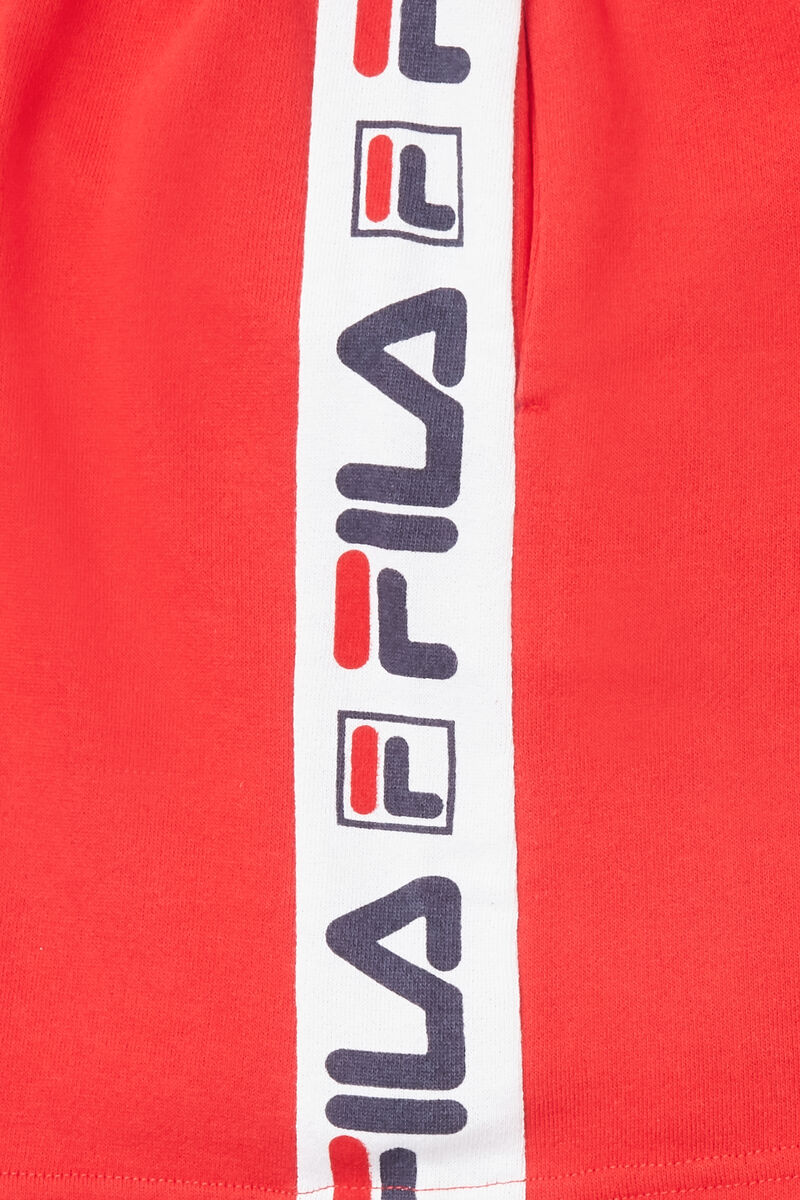 Red Kids' Fila Logo Short Shorts | fQRP1q5rkru