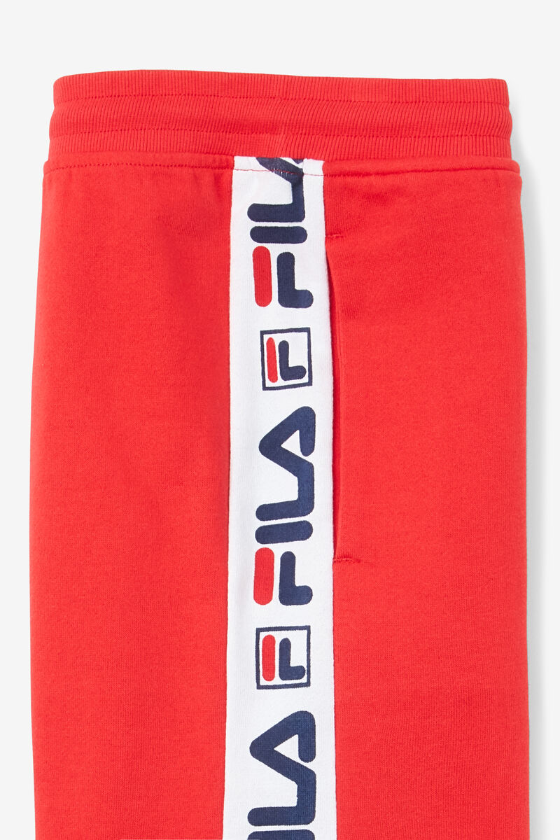 Red Kids' Fila Logo Short Shorts | fQRP1q5rkru