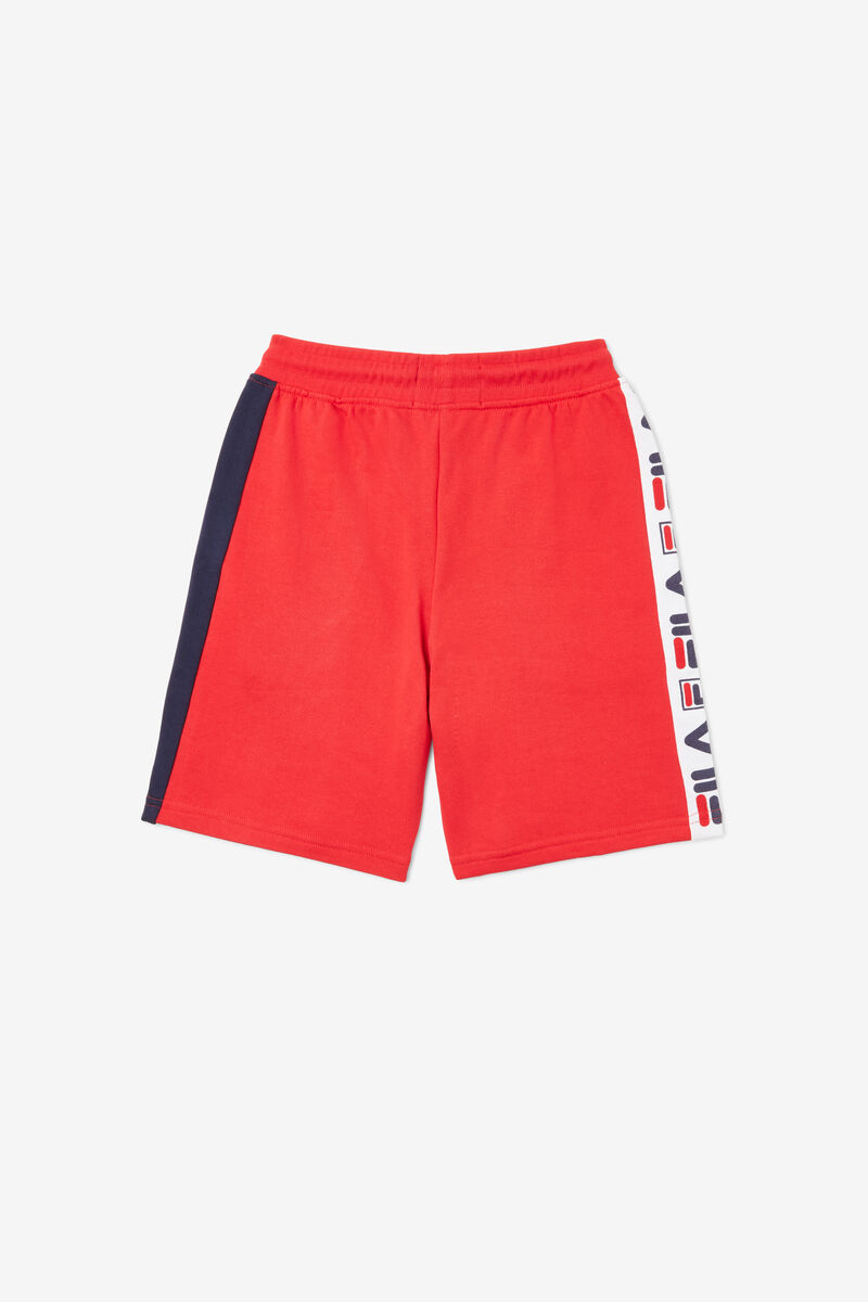 Red Kids' Fila Logo Short Shorts | fQRP1q5rkru