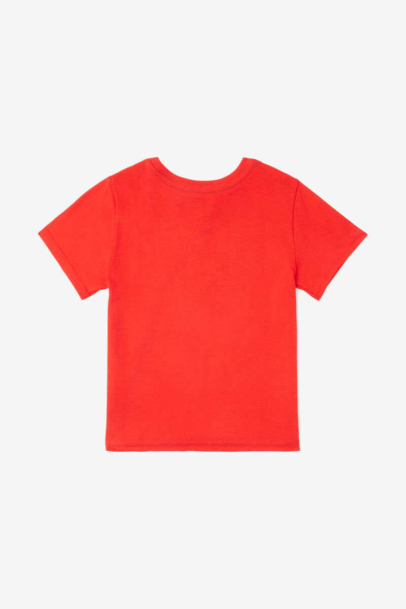 Red Kids' Fila Logo T Shirts | bwSZfCLMOiy