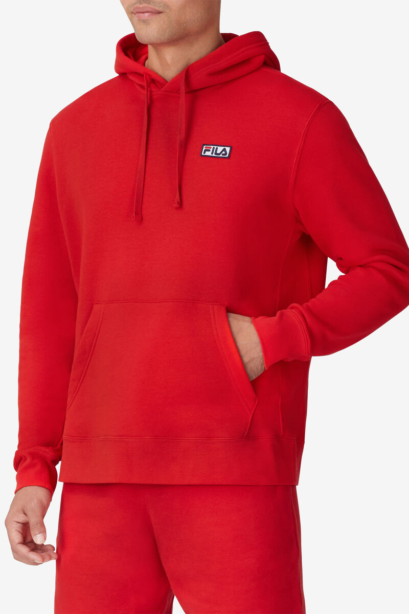 Red Men's Fila Algot Hoodie Hoodies | AwJTszqRHKZ