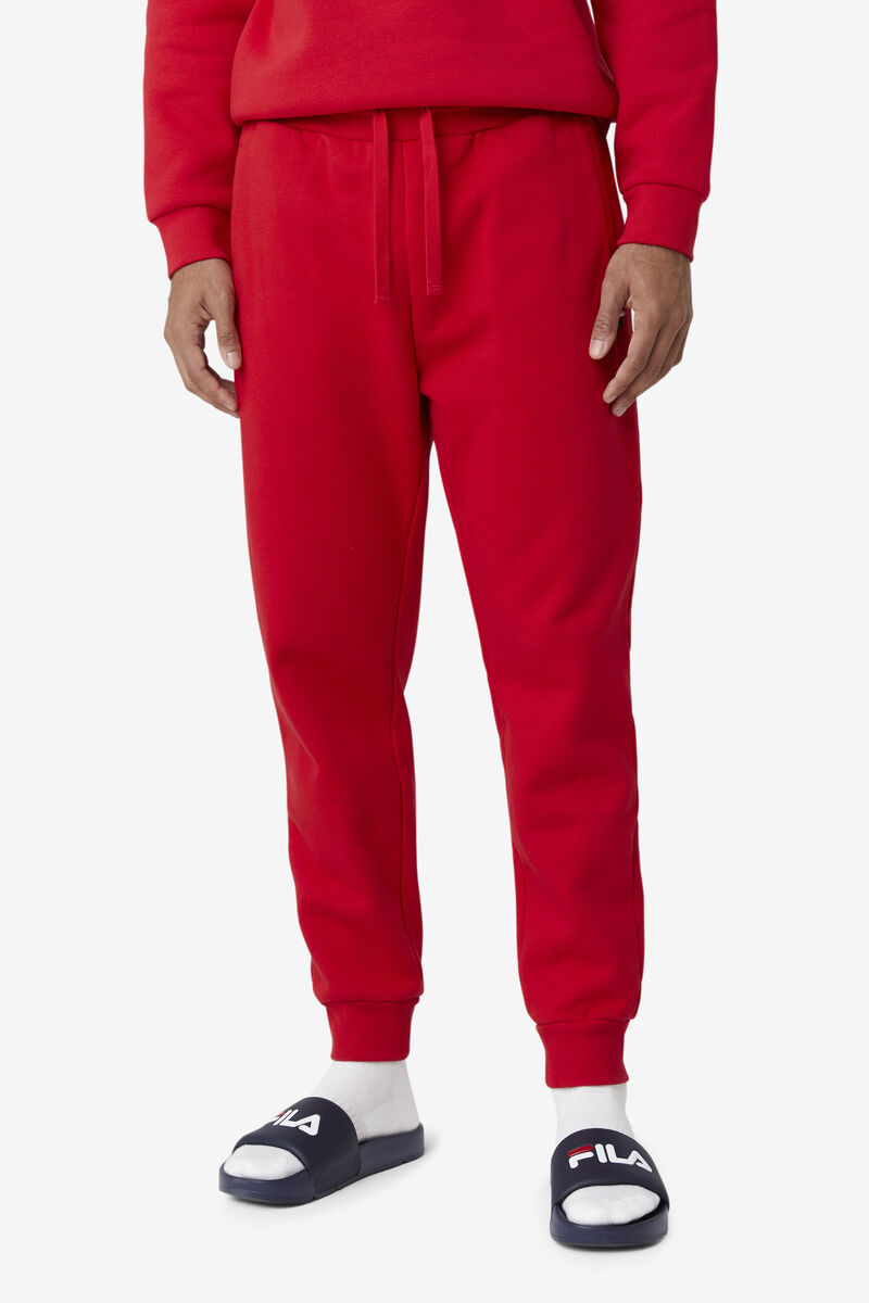 Red Men's Fila Batul Jogger Pants | 8BAZmuQvXDs