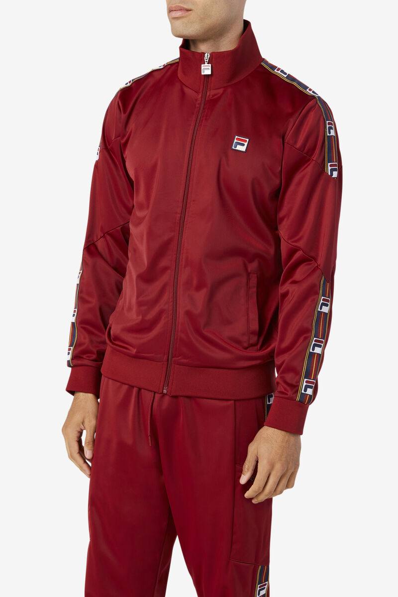 Red Men's Fila Carson Track Jacket Jackets | zNRktpe96cc