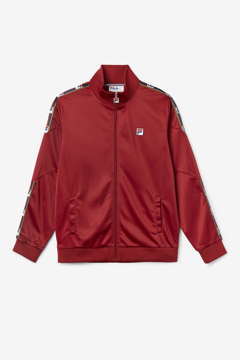 Red Men\'s Fila Carson Track Jacket Jackets | zNRktpe96cc