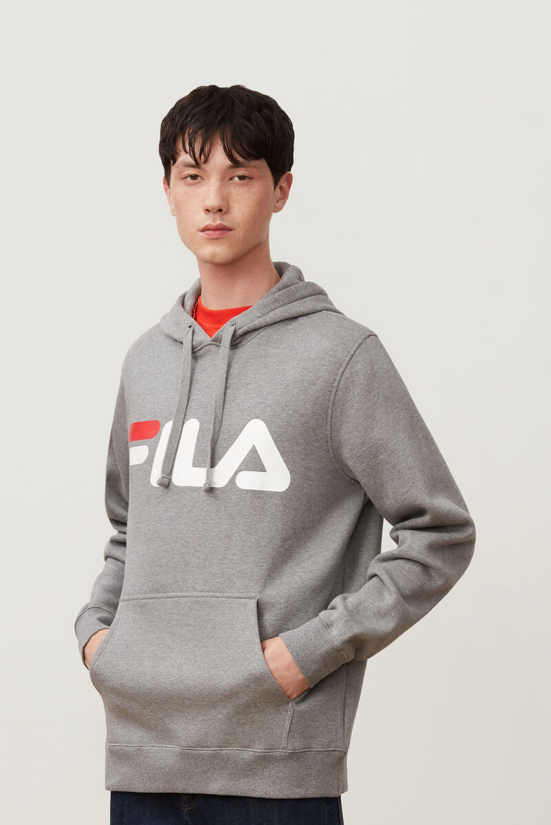 Red Men's Fila Flori Hoodie Hoodies | 98av772kcSK